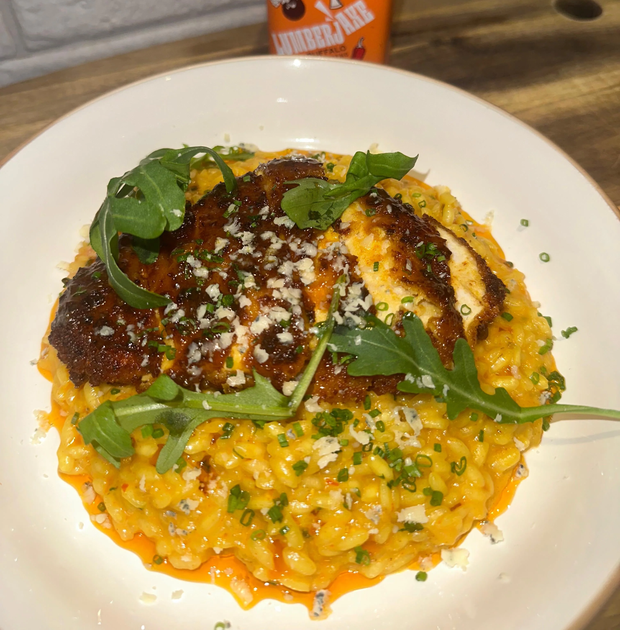 Buffalo Chicken Risotto